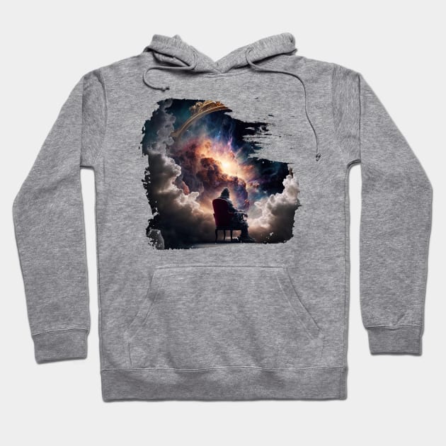 Man watching universe Hoodie by Kileykite 